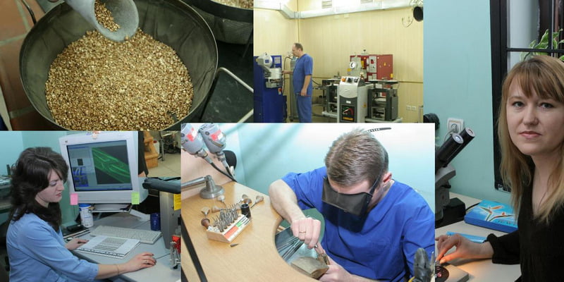 Производство юверилных изделий.