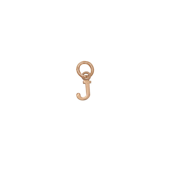 Золотая подвеска-буква «J»