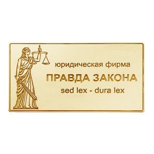 Купить Визитка серебряная с желтой позолотой Визитка серебряная с желтой позолотой
