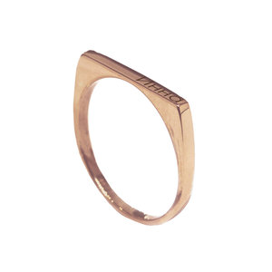 Купить Серебряное кольцо с позолотой с именем или надписью Серебряное кольцо с позолотой с именем или надписью