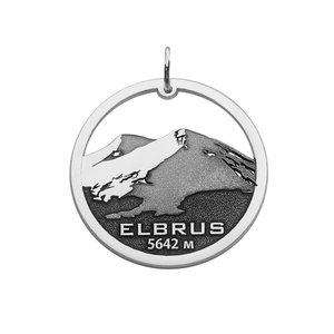 Серебряная подвеска Эльбрус